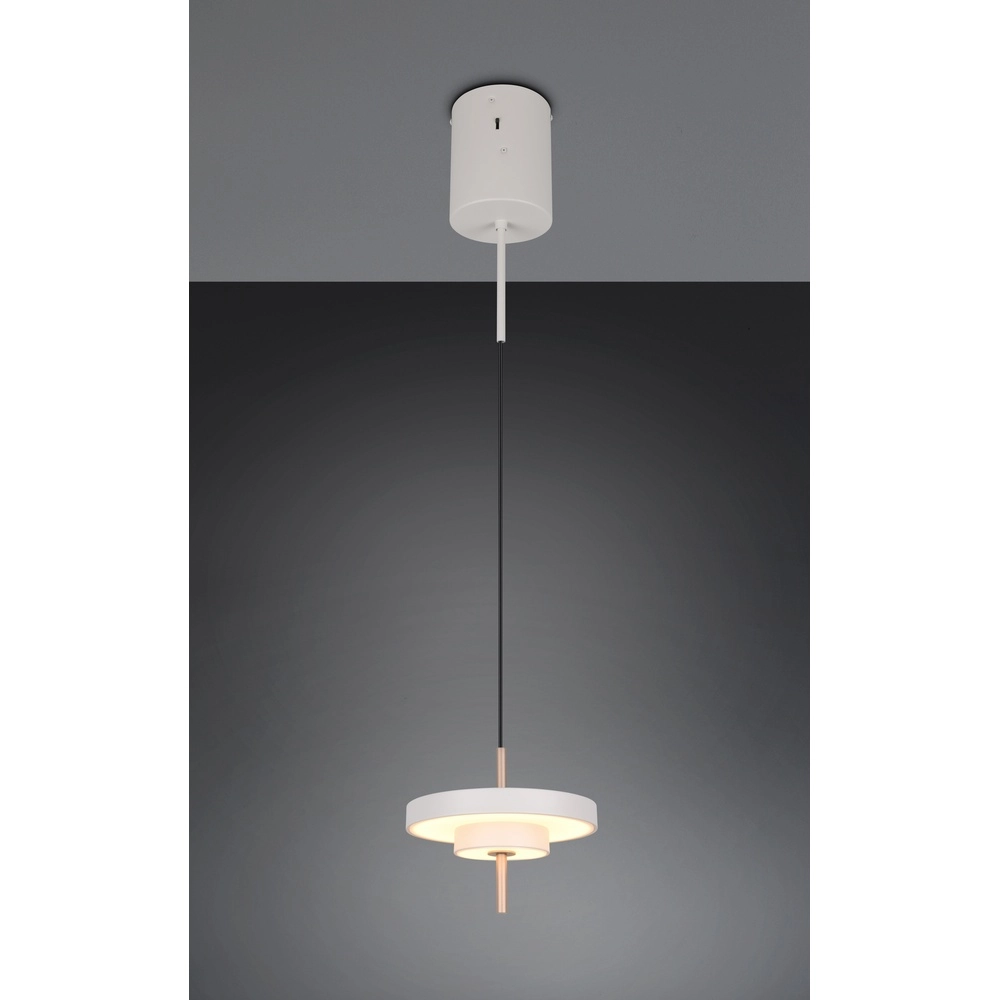 Design-Pendelleuchte Keaton weiß Ø 20cm