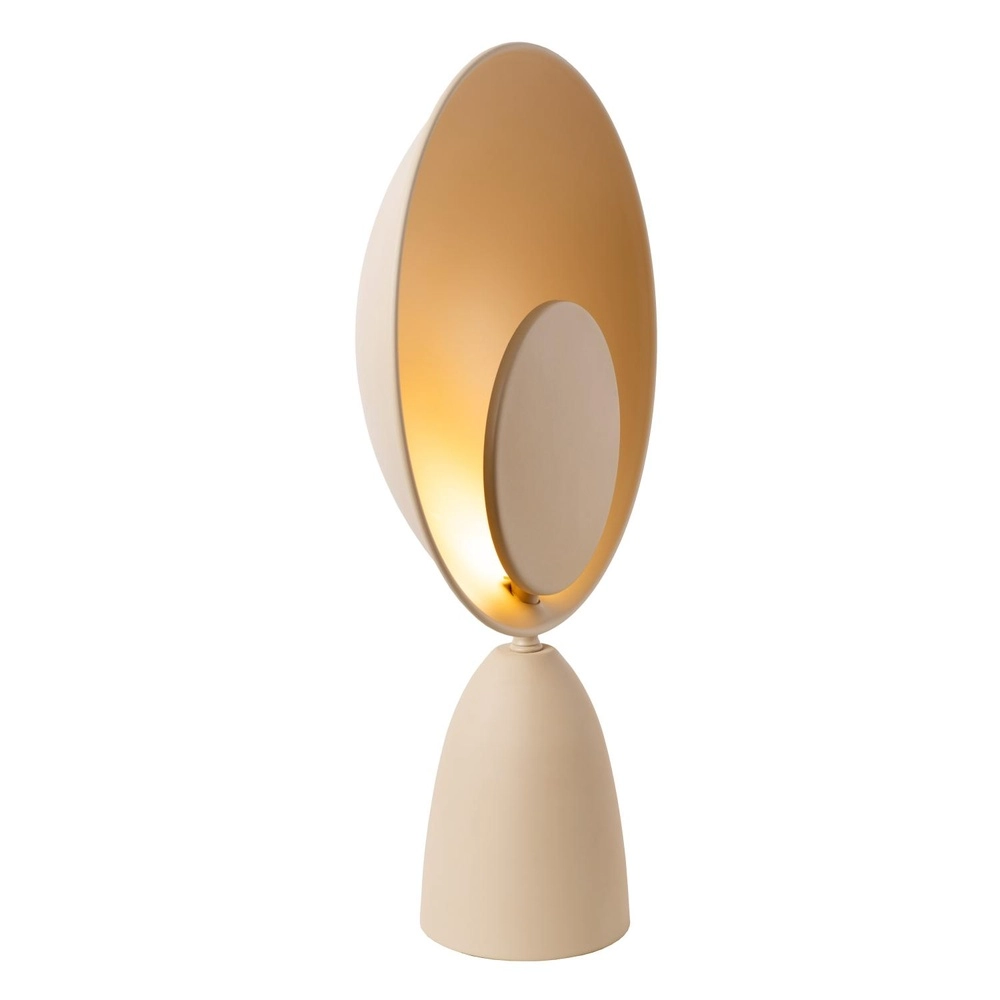Design-Tischlampe Castamar Ø 25,5 cm sandbraun Lucide 5411212345844