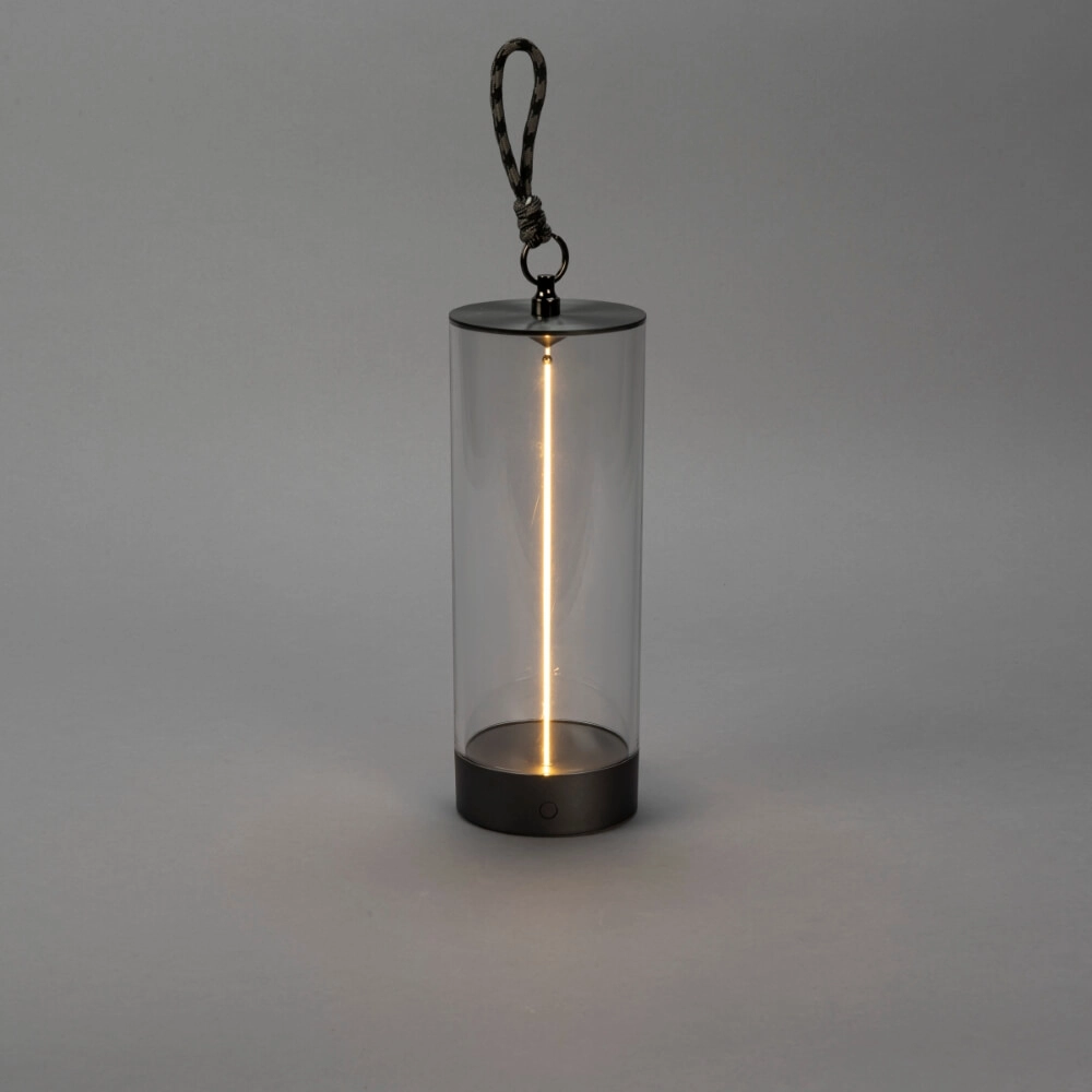 Wiederaufladbare Lampe Edison S anthrazit KonstSmide 7318307846379