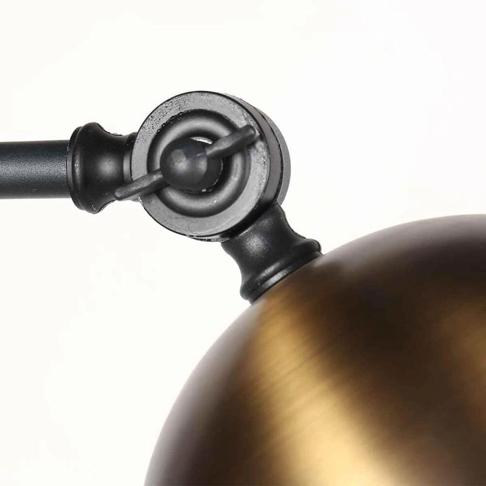 Wandleuchte Pintino schwarz mit bronze Steinhauer 8712746176506