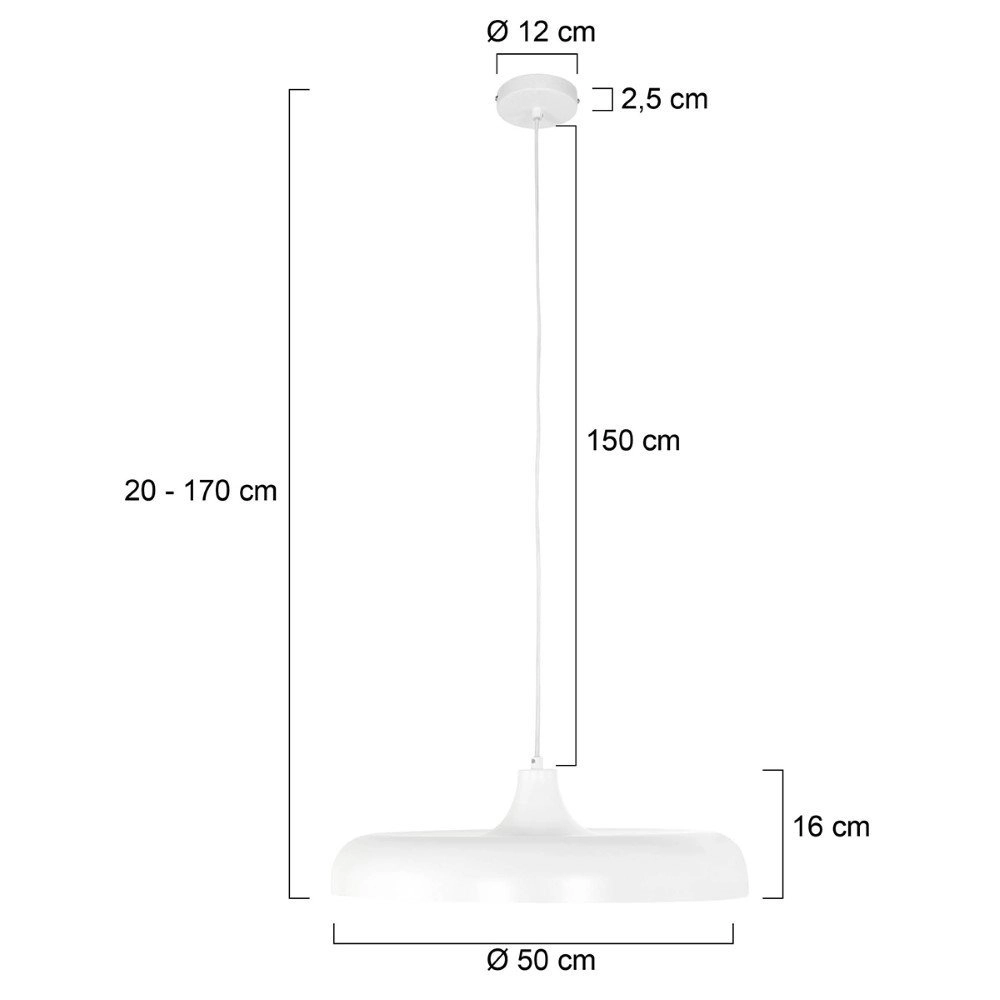 Hängelampe Krisip Ø 50cm Steinhauer 8712746132557