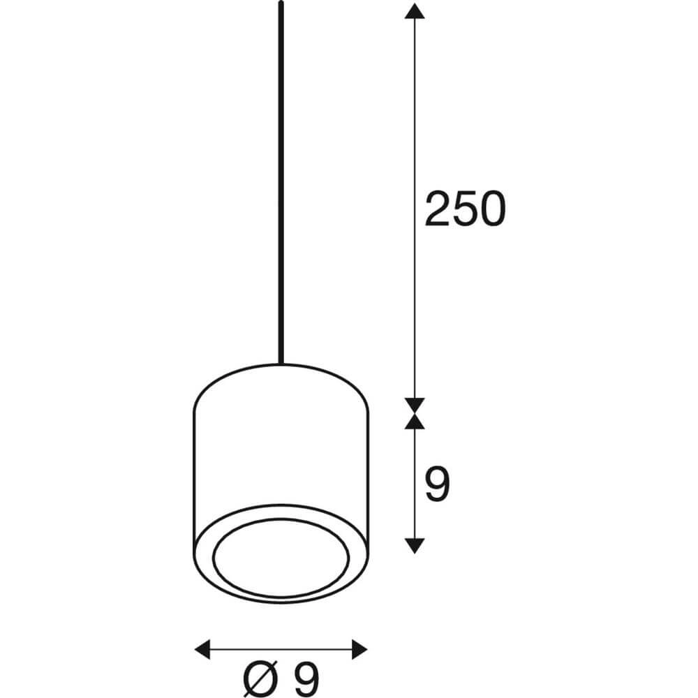 Pendelleuchte Oculus Kupfer SLV 4024163297820