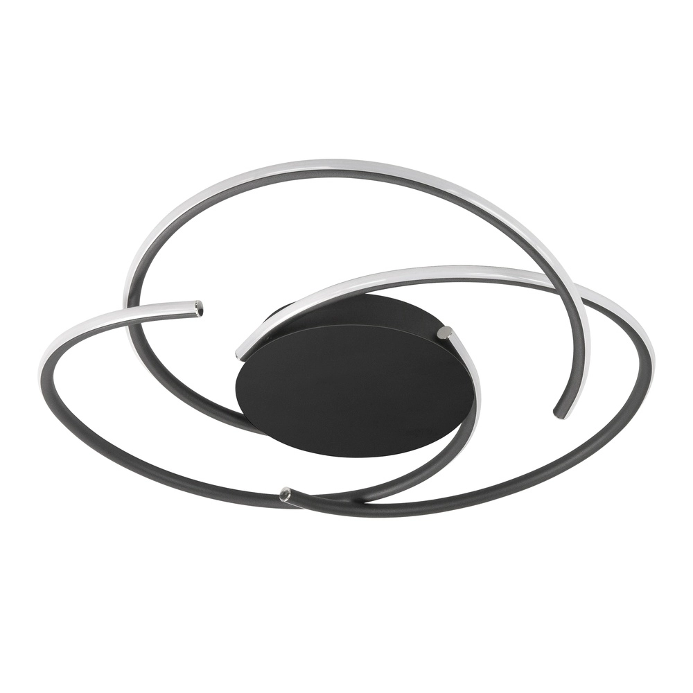 Deckenlampe Reverso Design schwarz Ø 46cm