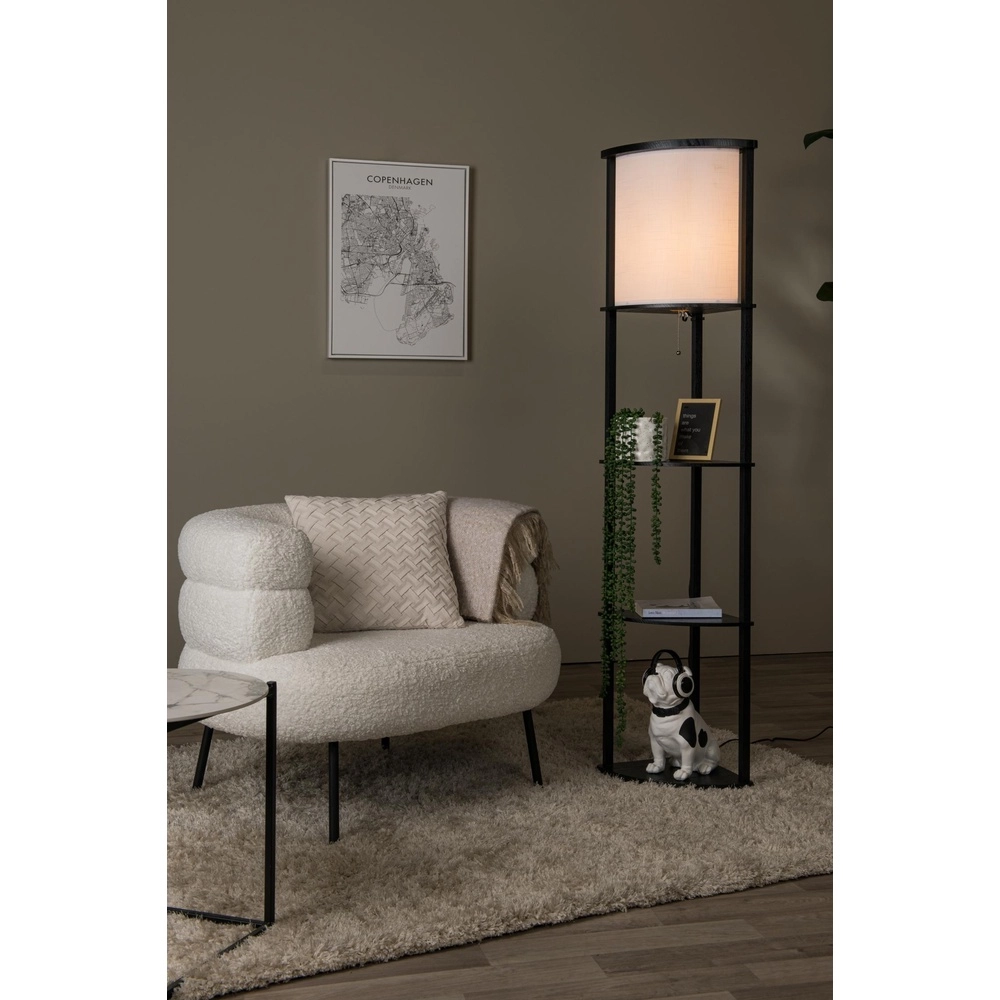 Stehlampe Menno Schwarz Lucide 5411212441591
