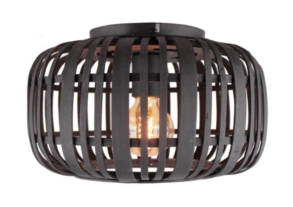 Deckenleuchte Woodrow 32cm schwarz