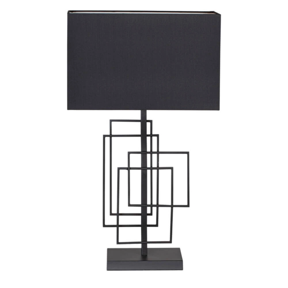 Tischlampe Paragon mattschwarz 69cm