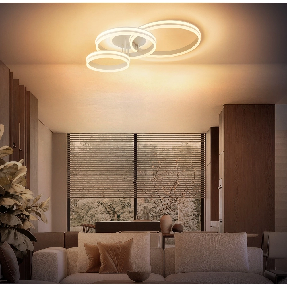 Deckenlampe sandbraun Rubio Konstruktion Globo 9007371593040