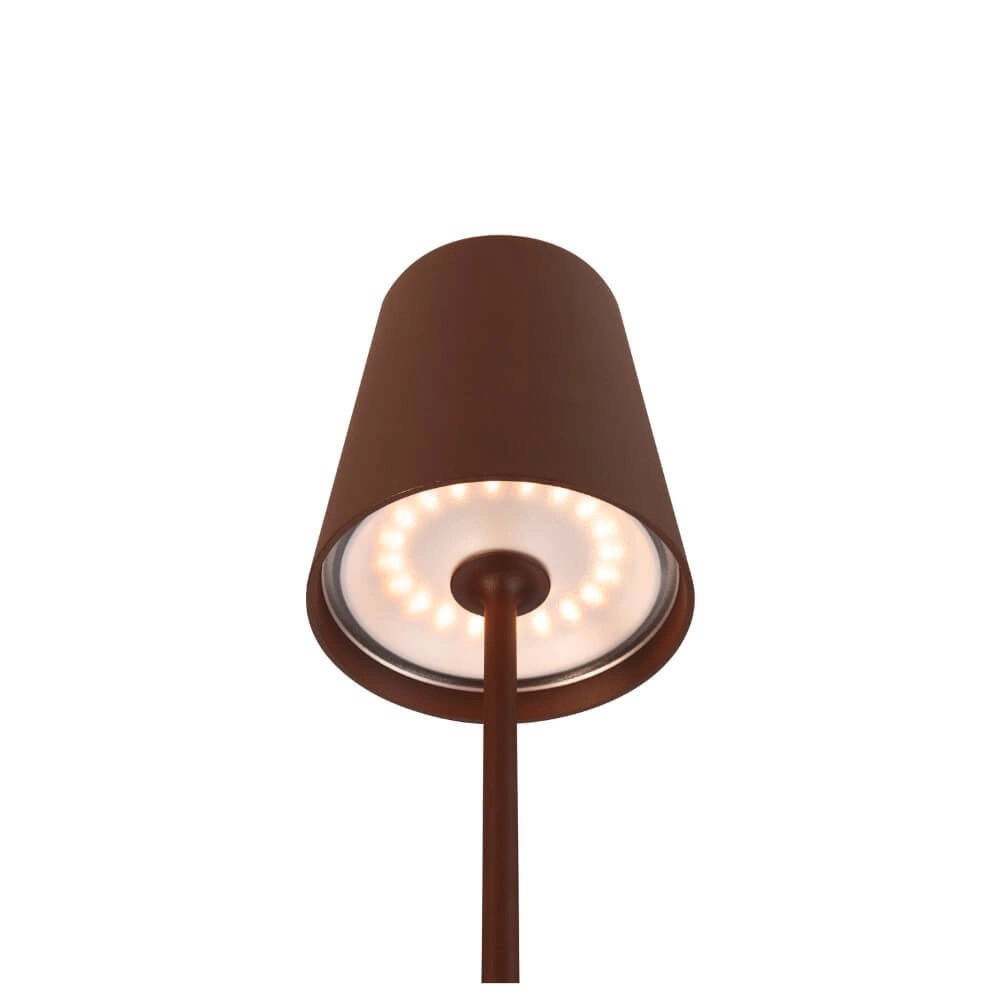 Tischlampe für den Außenbereich Vinolina Two Rost - wiederaufladbar SLV 4024163288309