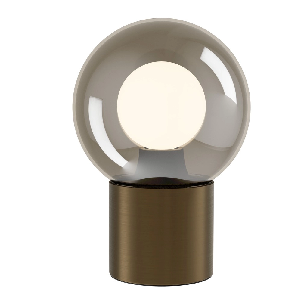 Design-Tischlampe Bravino Kupferbronze