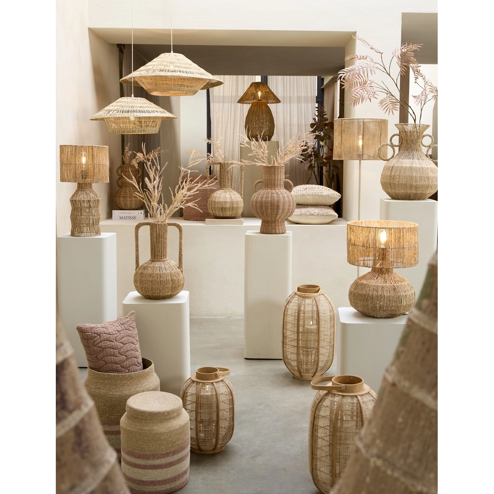 Jute-Tischlampe Arova Ø 30 cm Schatten Light & Living 8717807836719
