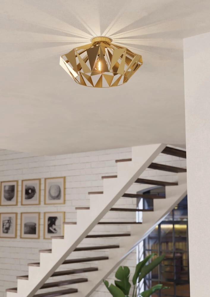 Golden Carlton Deckenleuchte - Ø 47cm Eglo 9002759439088