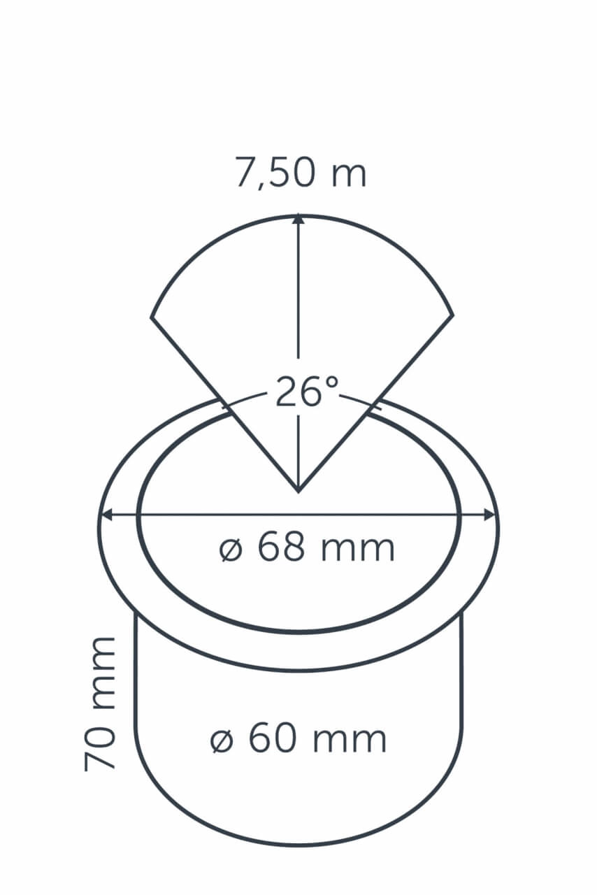 Einbauspot Big Flux 12 Volt LED In-lite 8717051004568