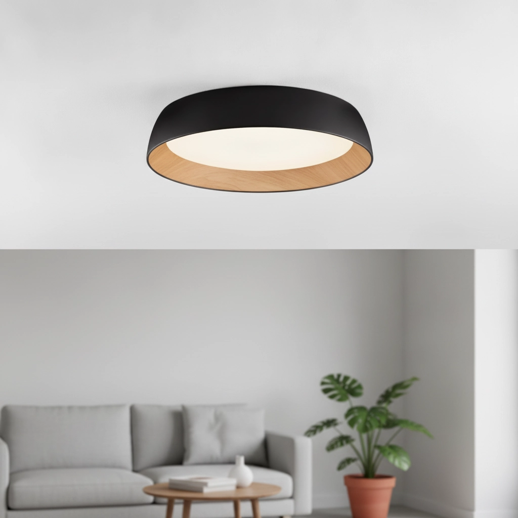 Deckenlampe Sigi  Ø 60cm schwarz