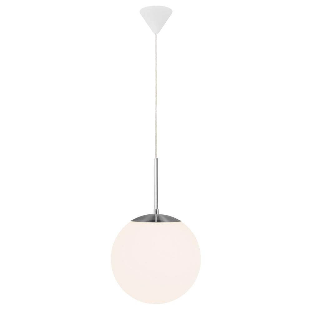 Pendelleuchte aus Glas Cafe weiß Ø 25cm Nordlux 5701581103016