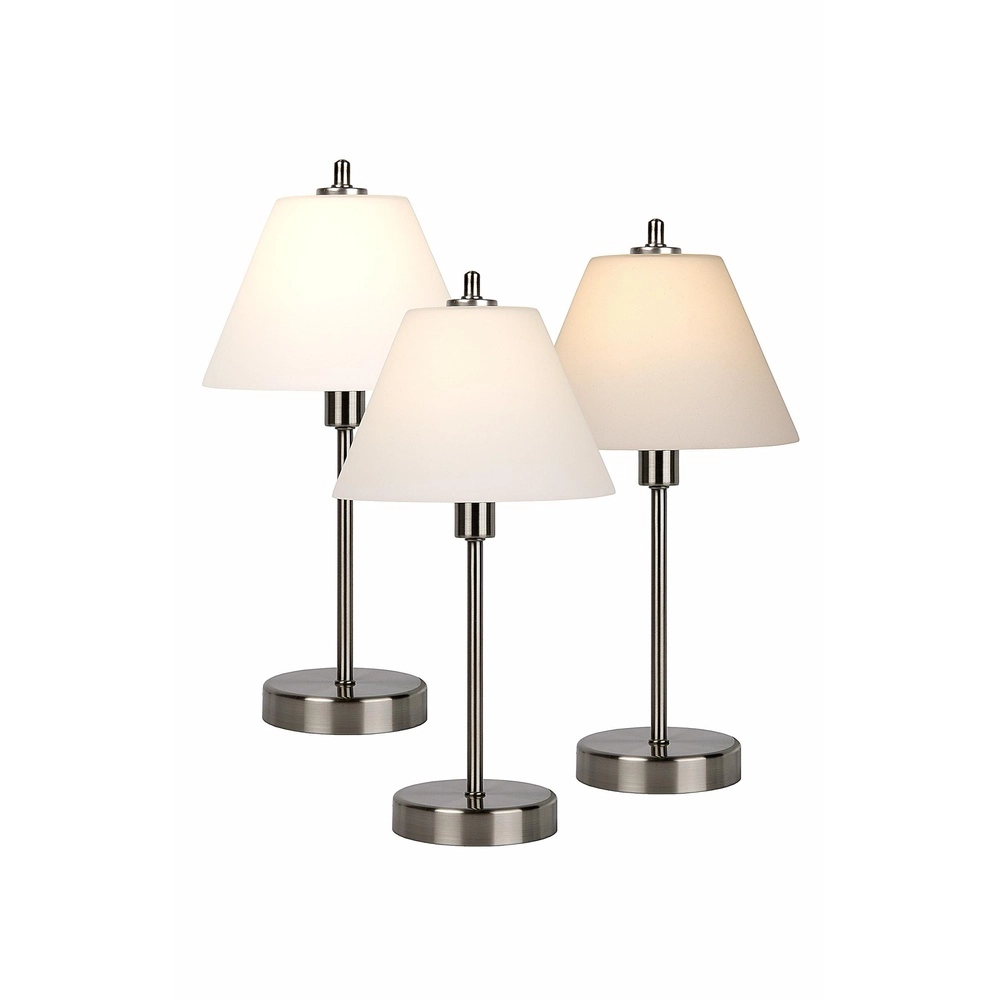 Tischlampe Touch Chrom