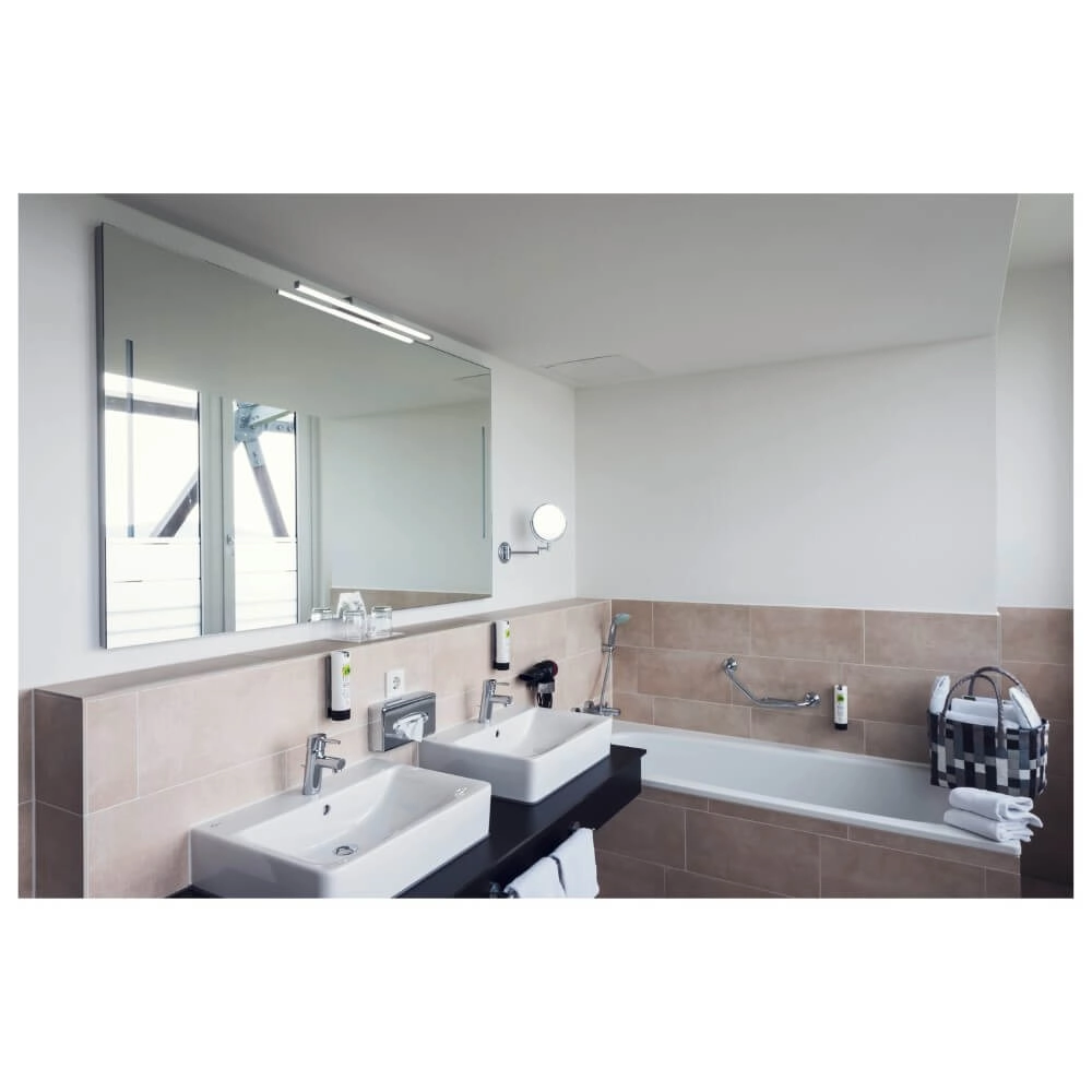 LED-Spiegelbeleuchtung Glenos II Silber SLV 4024163236607