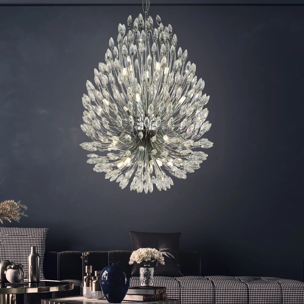 Ø 51cm Kronleuchter Peacock Searchlight 5053423227658