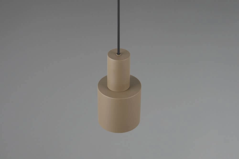 Taupefarbener Anhänger Agudo Ø 12cm Trio 4017807613780