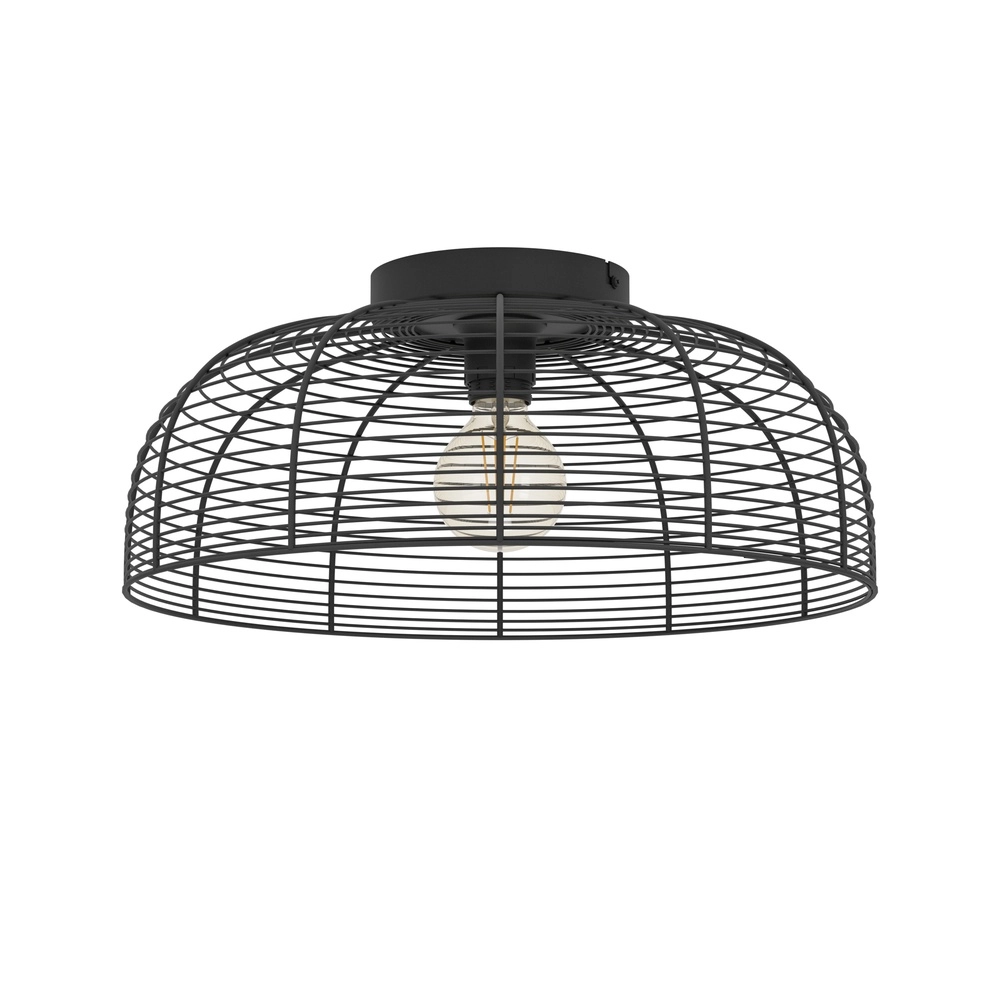 Drahtdeckenlampe Rinroe Ø 45cm – schwarz Eglo 9002759438968