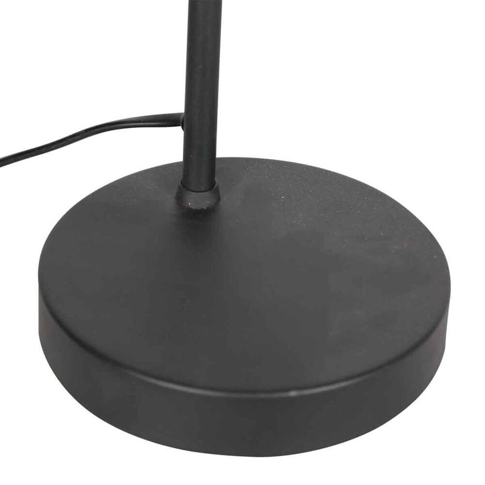 Tischlampe Oeroe schwarz mit gold Steinhauer 8712746176353