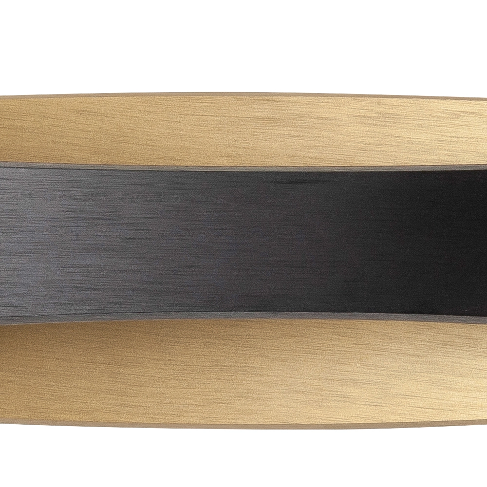 Schlanke Wandleuchte Medusa 35cm schwarz und gold Highlight 8718379050749