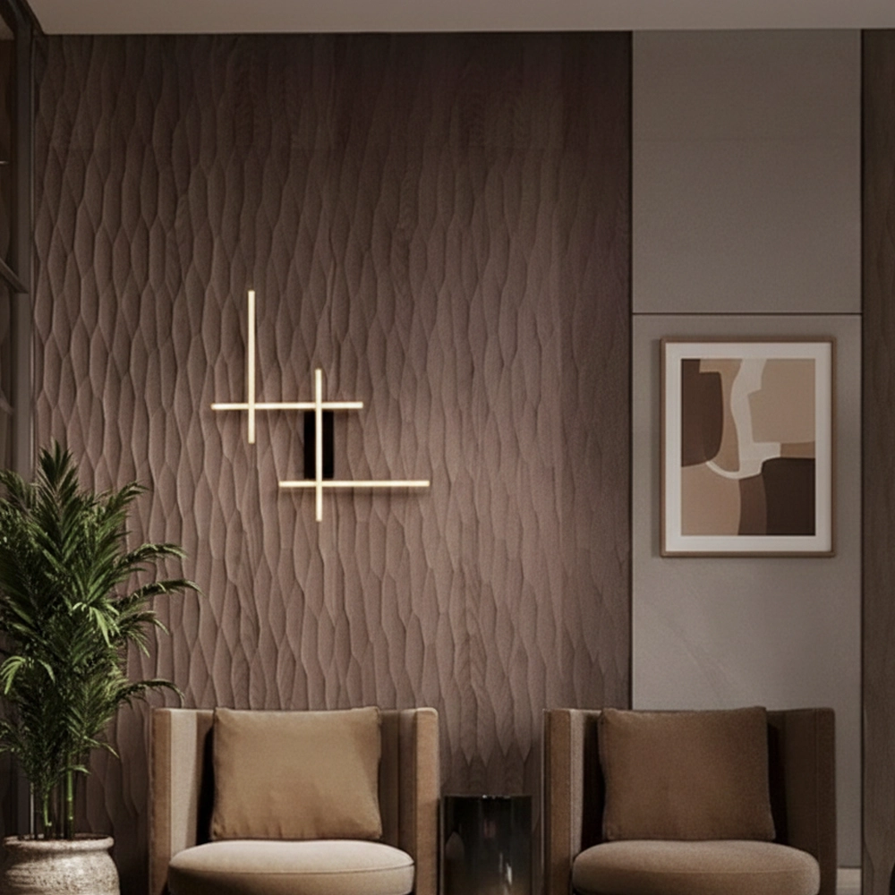 Wandleuchte Apecho Gold
