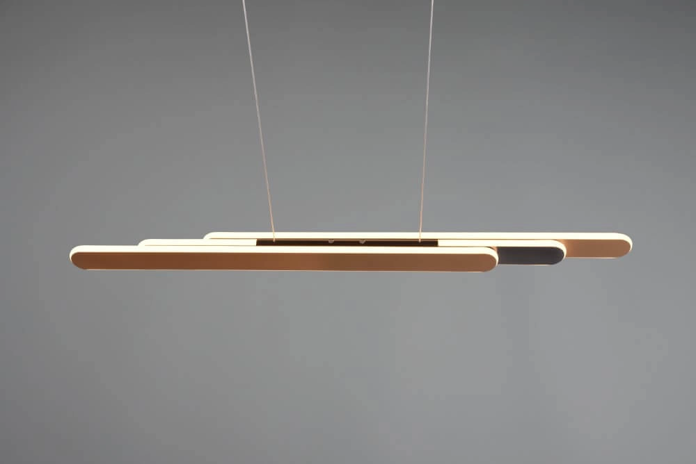 Hängelampe Helios 130cm braun Trio 4017807577815