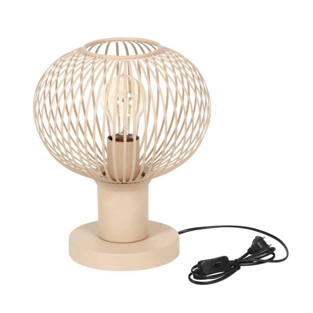 Tischlampe aus Draht Gila Ø 23cm - Sand Trio 4017807629088