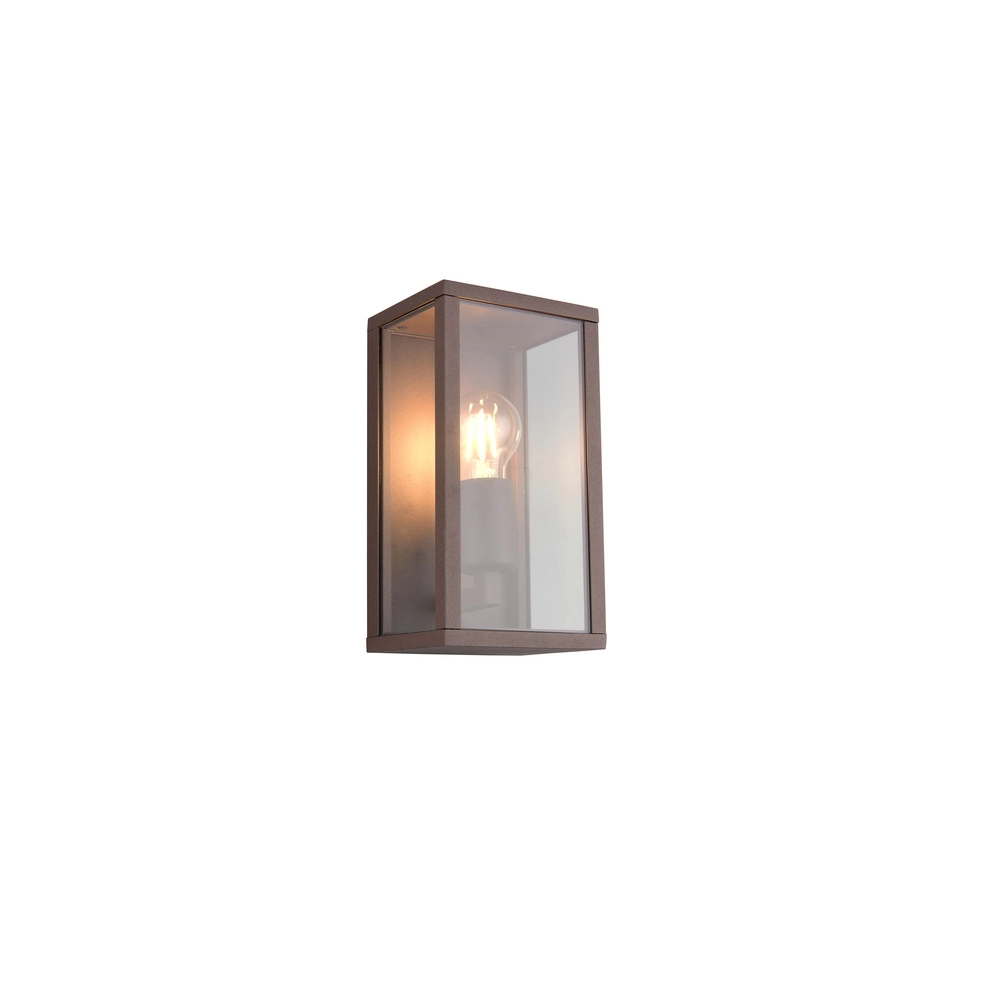 Moderne Wandlampe Garonne S rostbraun Trio 4017807687378