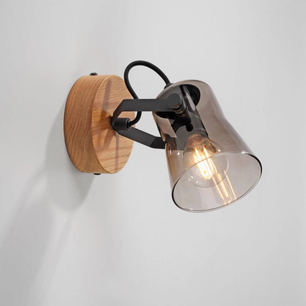 Wandleuchte Green Langstrom Holz Just Light 4043689994860