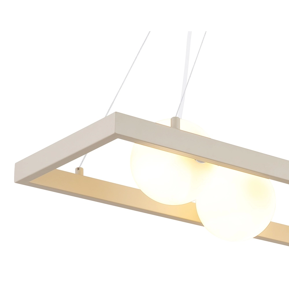 Design-Pendellampe Nanda Sandbraun Globo 9007371576036