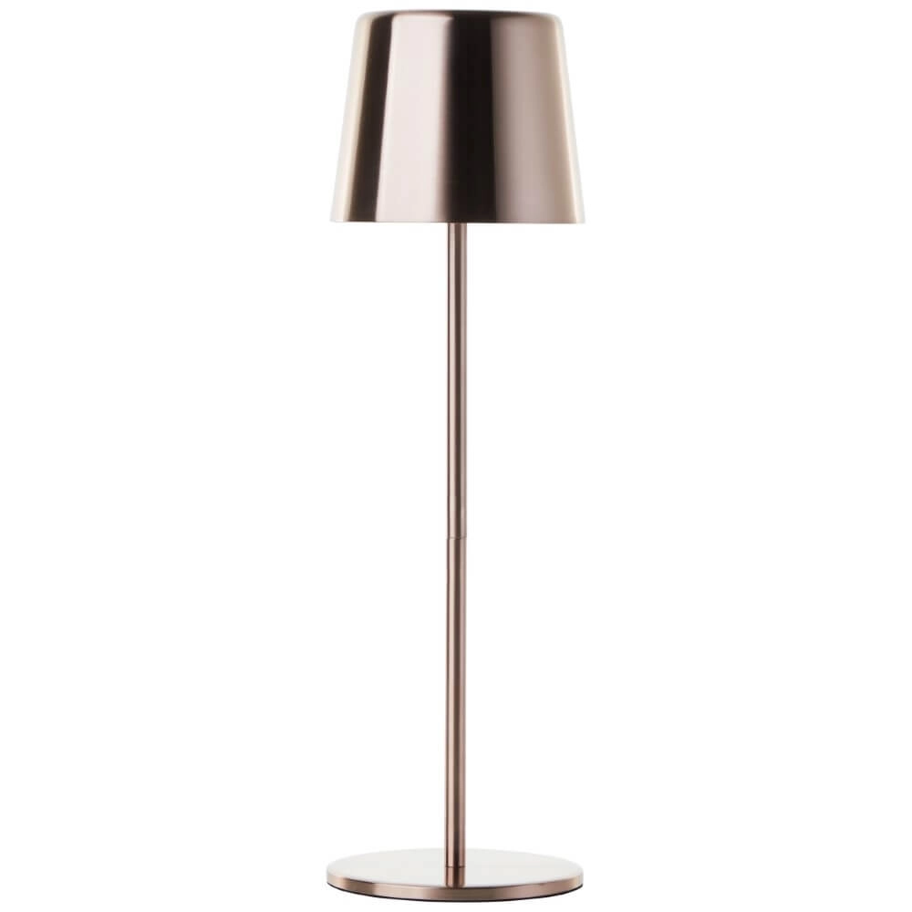 Wiederaufladbare Tischlampe Xaana Kupfer Brilliant 4004353441448