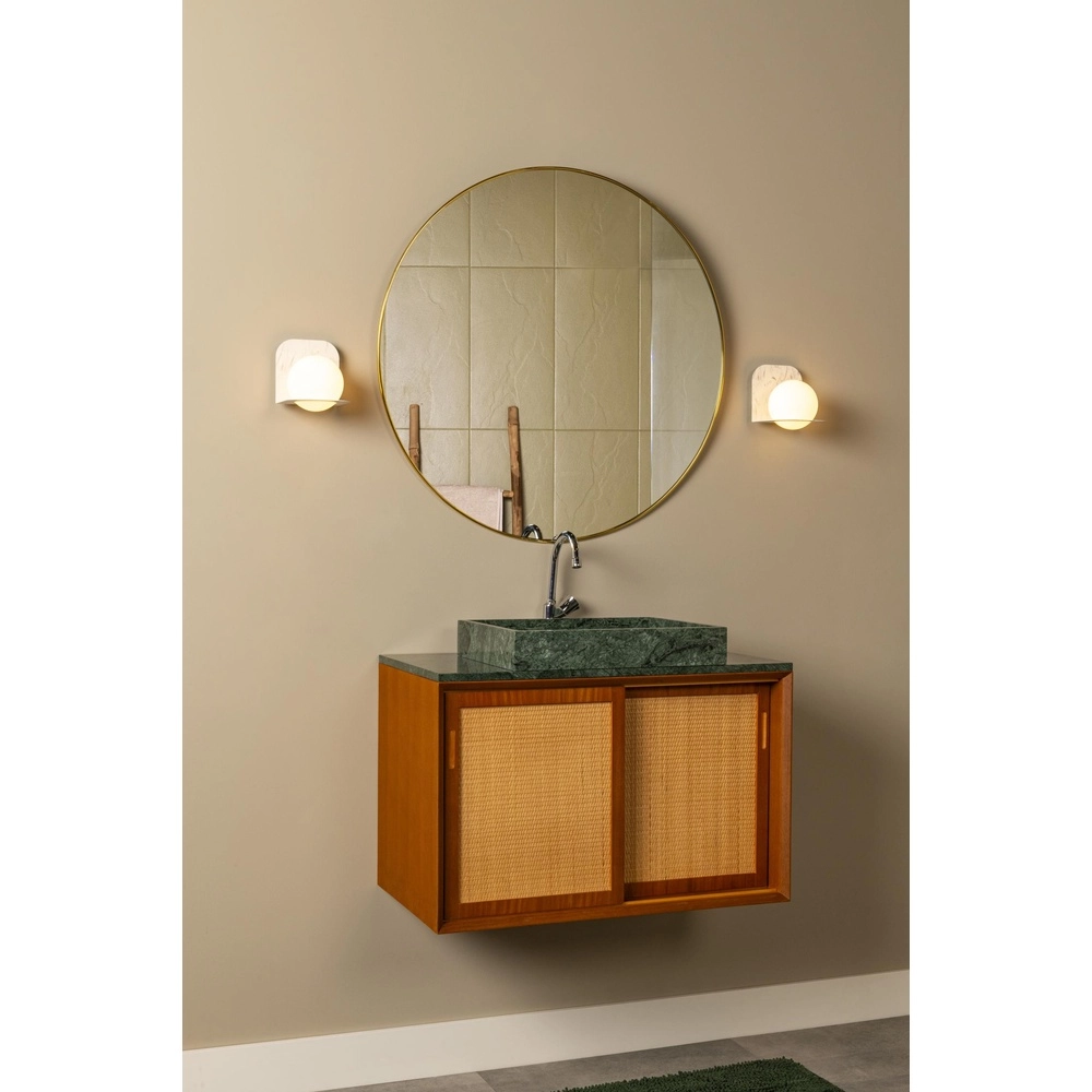 Design-Wandlampe Davy Grau, geeignet fürs Badezimmer Lucide 5411212040572