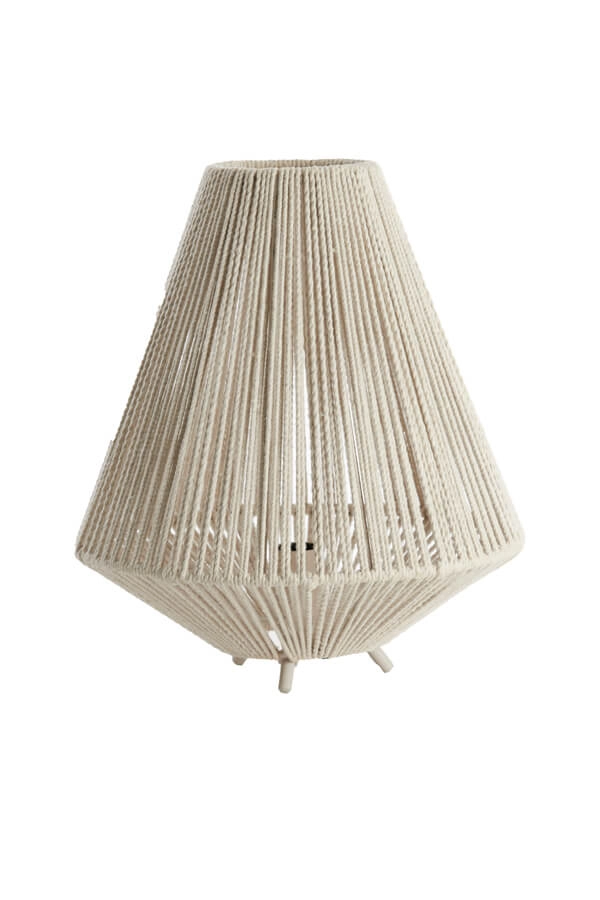 Tischleuchte japandi Felida Ø 35cm creme Light & Living 8717807711917
