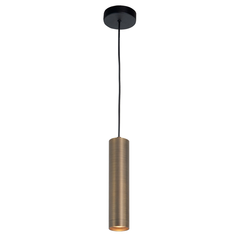 Design-Pendelleuchte Perugia schwarz mit Kupferbronze