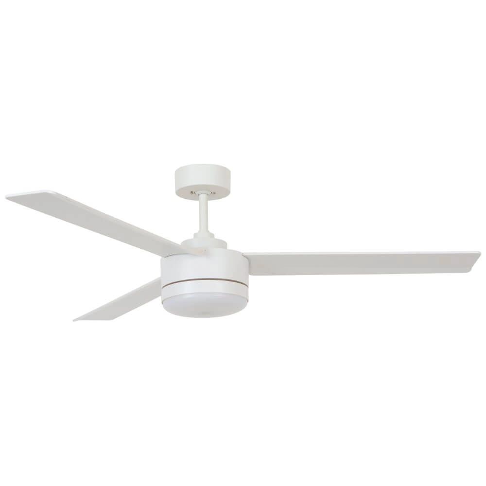 Weißer Ventilator mit Lampe Lagoon Ø 132cm IP55 Beacon 9333509136514