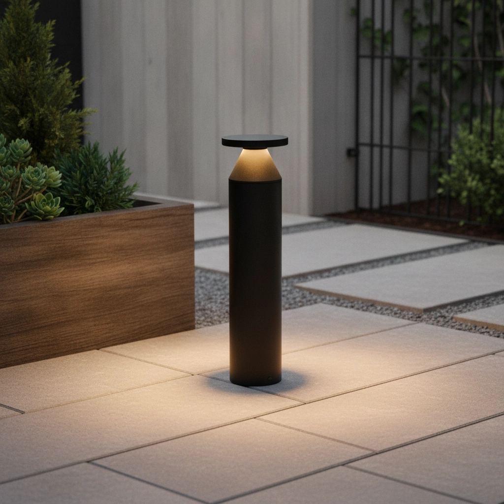 Schwarze Design-Lampe Neve 50cm