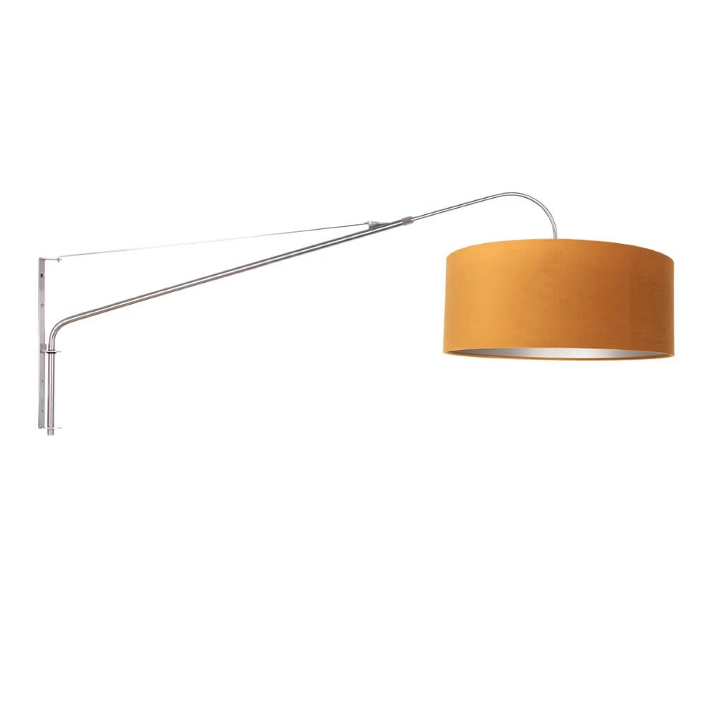 Wandleselampe Elegant Classy mit goldenem Samt