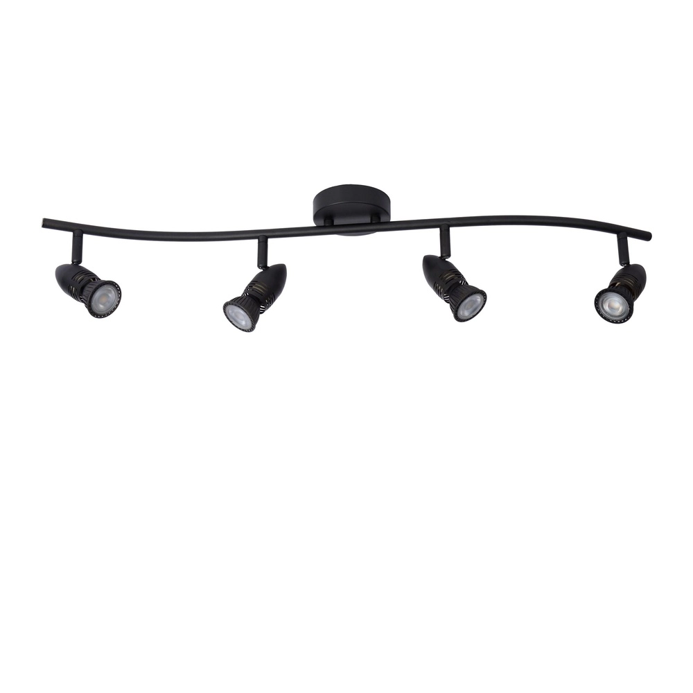 Deckenscheinwerfer Caro 4-Licht Schwarz