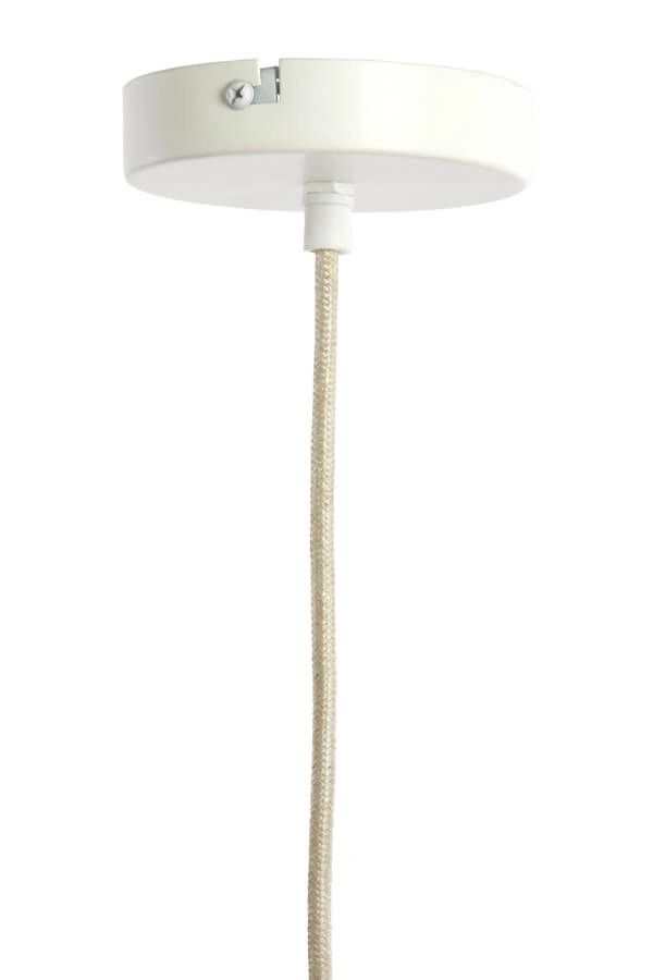 Weiße Pendelleuchte Zubeda Ø 49cm Light & Living 8717807706623