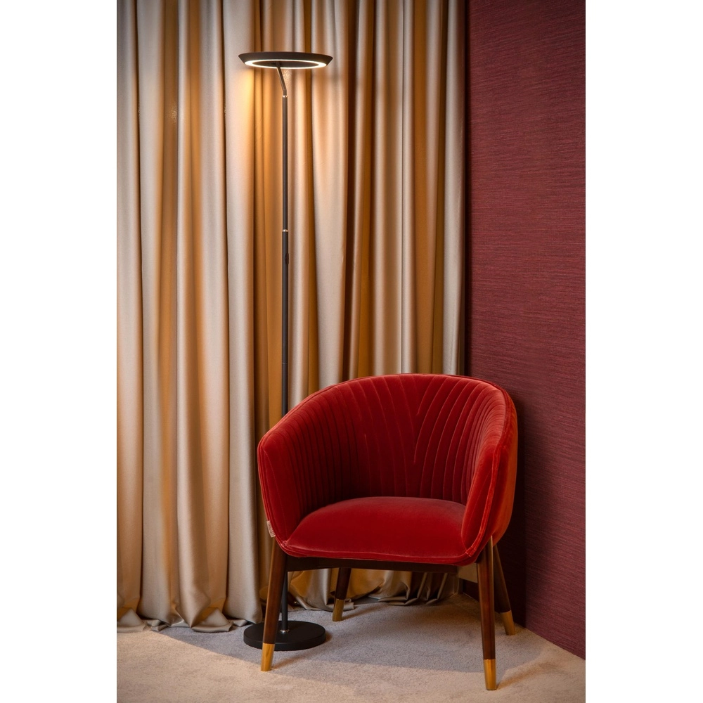 Design-Stehlampe Celeste schwarz Ø 28 cm Lucide 5411212031938