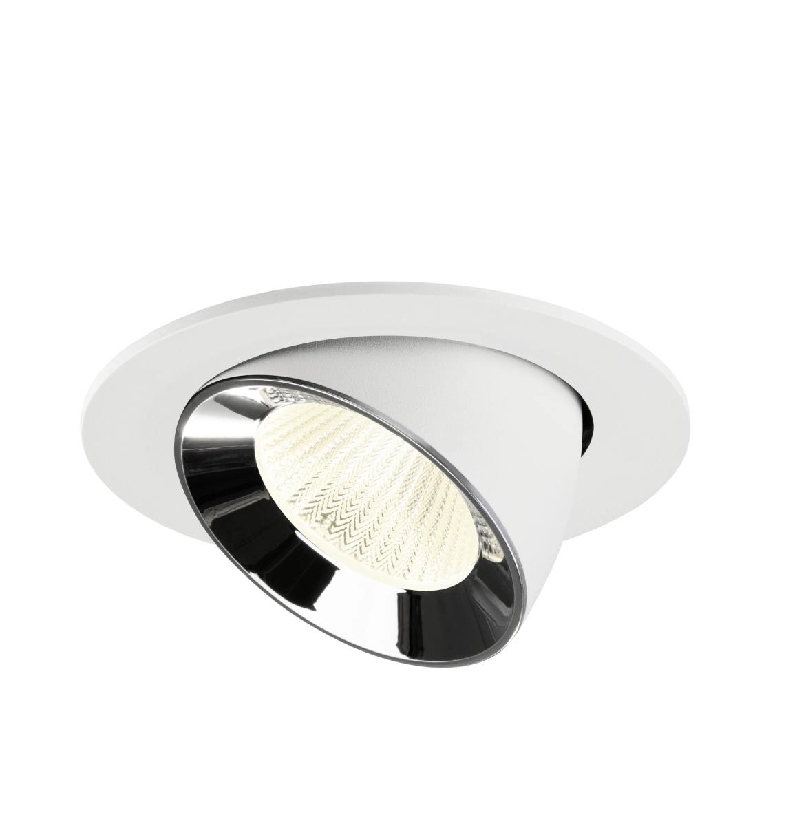 Einbau-Strahler Numinos Gimble L weiß/chrom 4000K - 40gr SLV 4024163310017