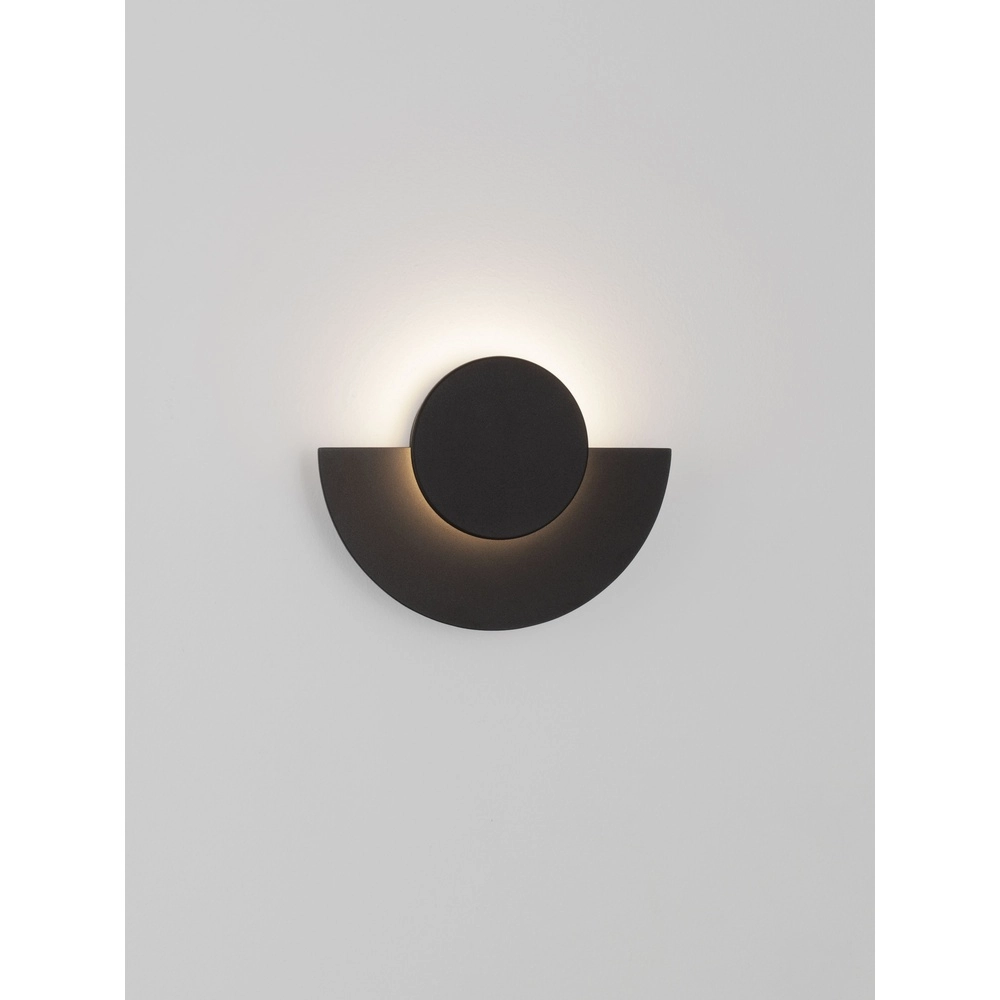 Moderne Wandlampe Gloo schwarz - 2700K