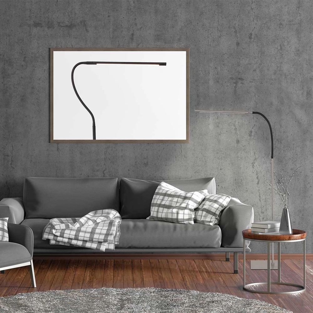 Design-Leseleuchte Serpent Metallic-Grau Steinhauer 8712746146974