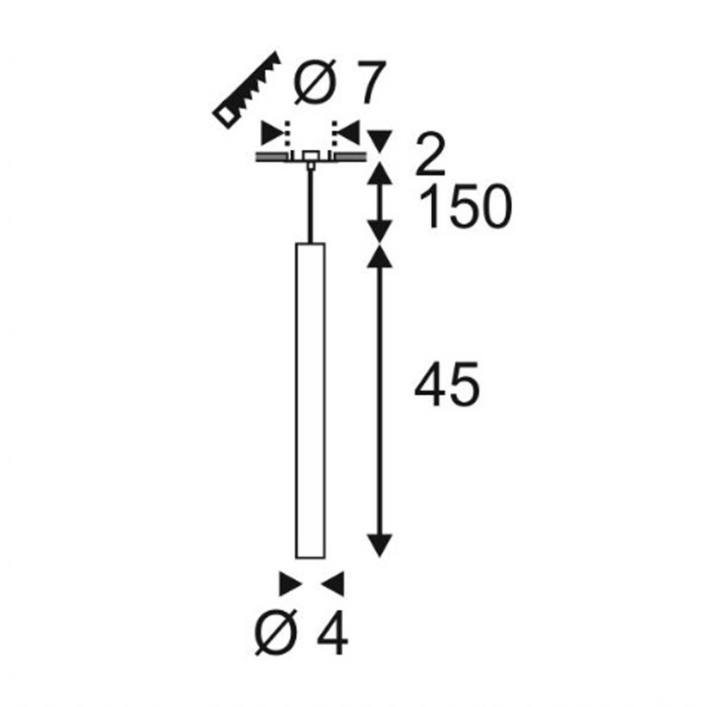 LED Hängelampe Helia 4cm SLV 4024163172820
