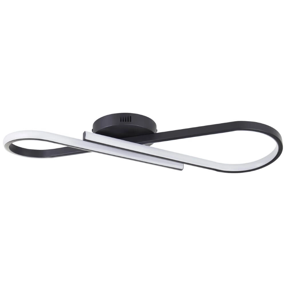 Schwarze Deckenleuchte Hinton Schwarz Brilliant 4004353442100
