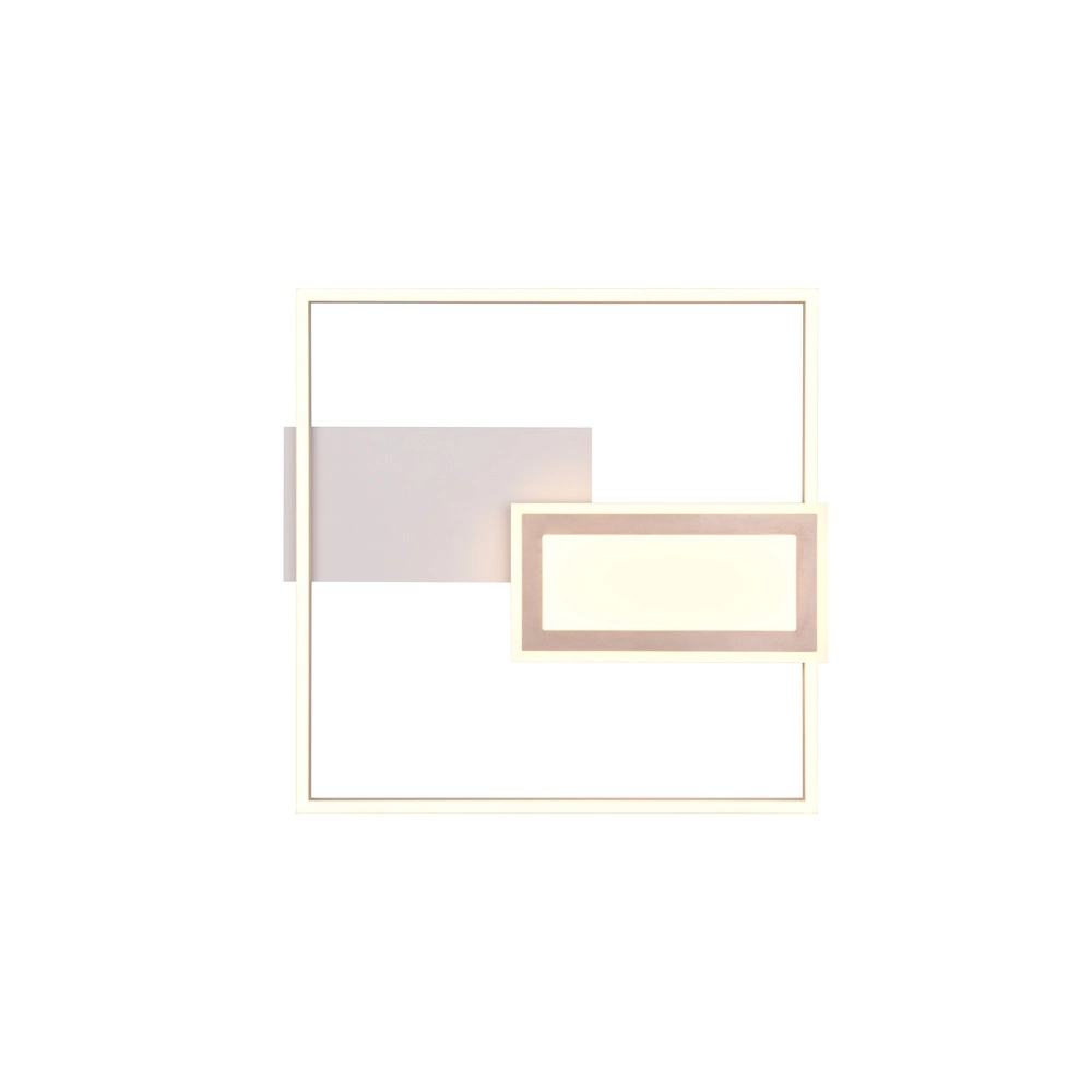 Quadratische Deckenleuchte Spiro grau 50cm Trio 4017807612479