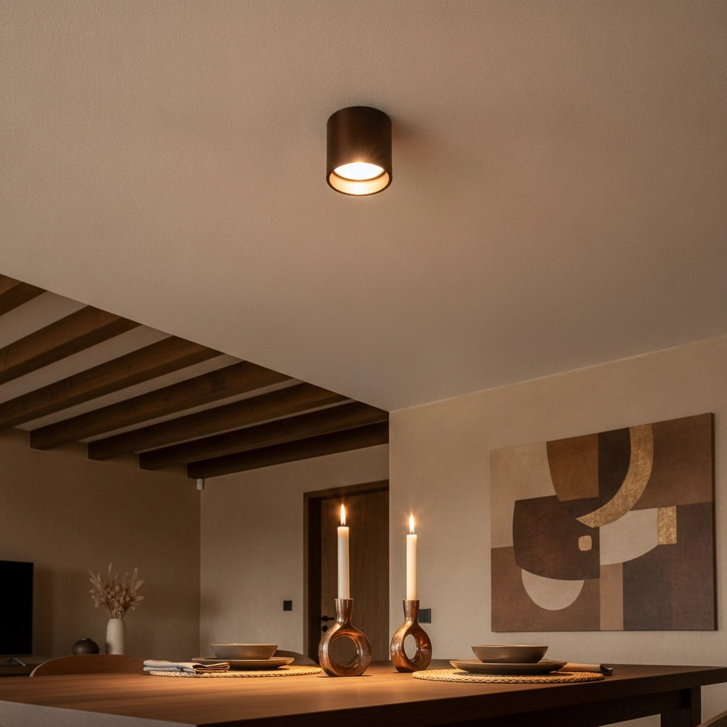LED DeckenSpot Orleans Bronze-