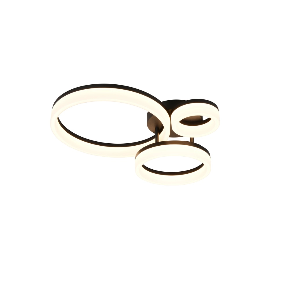 Design-Deckenleuchte Scope M schwarz Trio 4017807656022