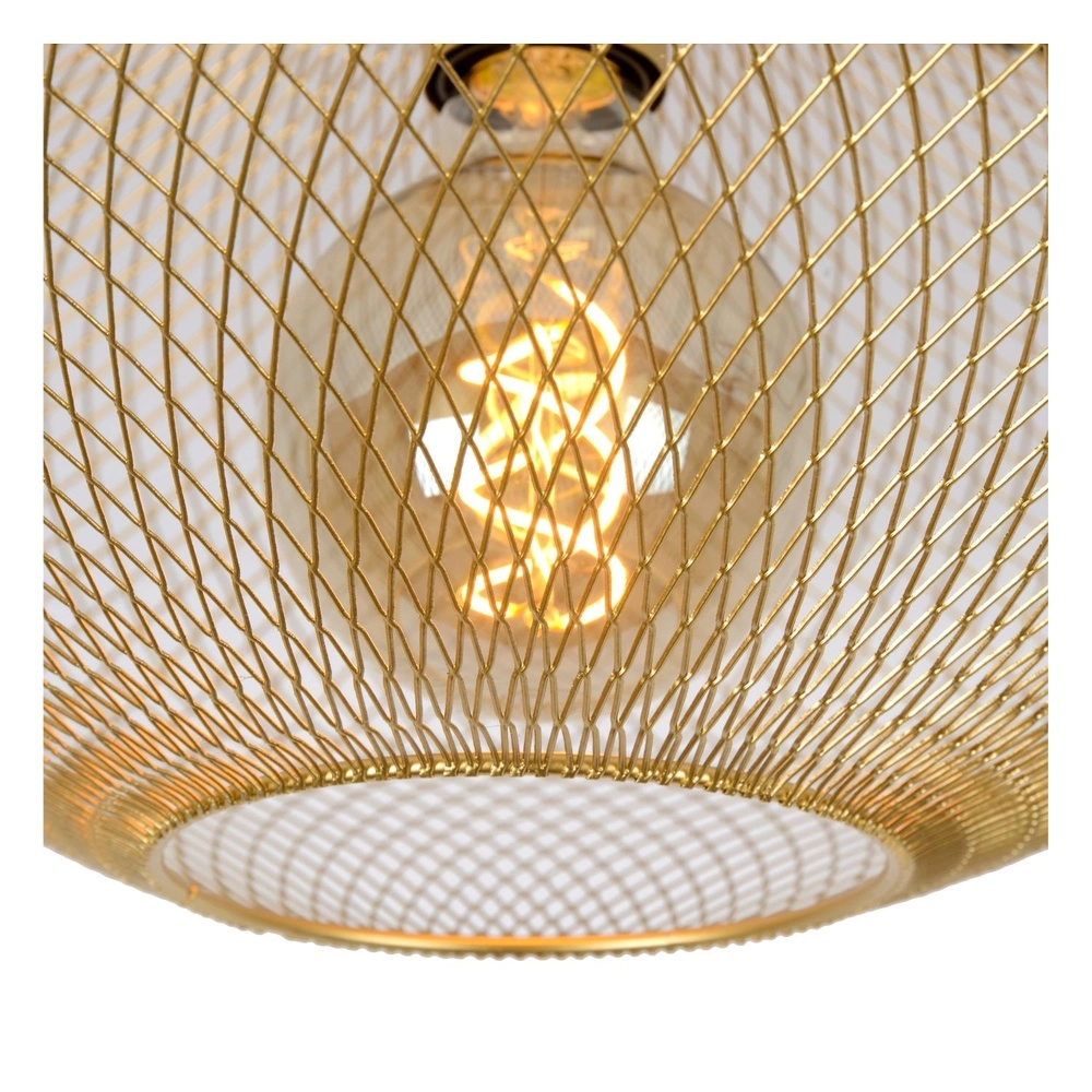 Netzdeckenlampe Mesh Gold Lucide 5411212211361